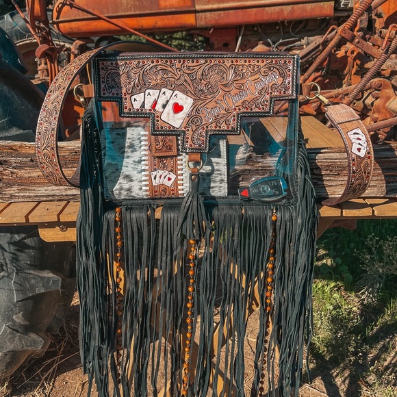 Don’t Chase Cowboys Clear Bag a Haute Southern Hyde by Beth Marie Exclusive - Picture 6 of 8